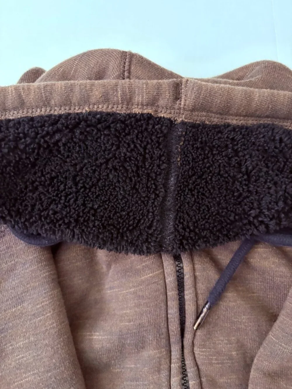 Sherpa lined sweatsuit